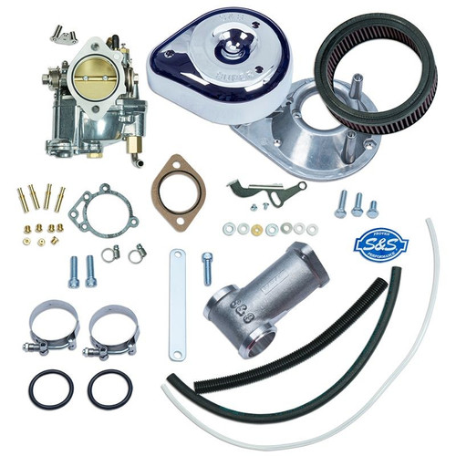Super E Carburetor Kit for 1955-65 Big Twin Models, Standard Tanks