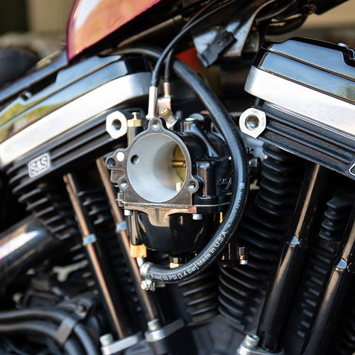 S&S Cycle Big Bore Super E Black Carburetor Assembly