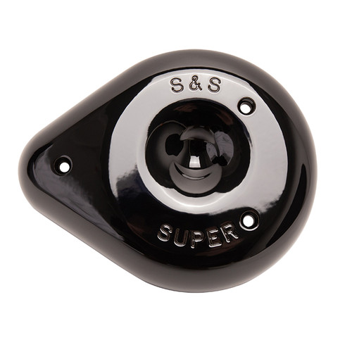 Cover, Air Cleaner, Super E/G, Slasher, Packaged, Gloss Black