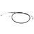 36" Threaded Throttle Cable - Close Side for 1981-'95 HD®