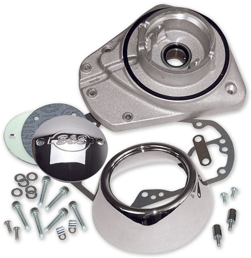 Natural Cast Alternator Gearcover Kit For 1973-'92 HD® Big Twins