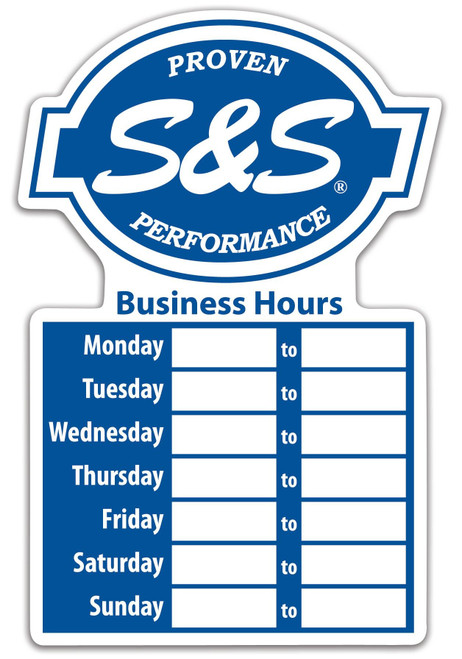 S&S Cycle Dealer Window Decal