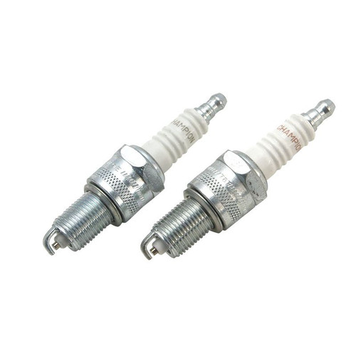 2 Pack - 14mm Long Reach Champion® Spark Plugs for Evolution®, Vintage Models, and S&S 3 5/8" Bore Engines