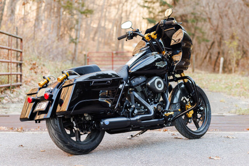 Qualifier 2-1 50 State Exhaust System for M8 Touring Models - Black