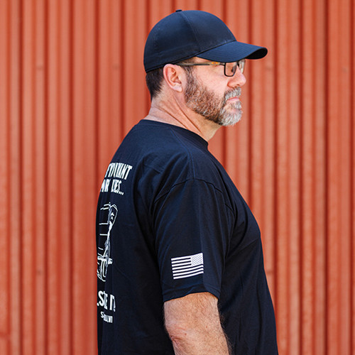 Stroke it T-Shirt in Black