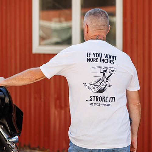 Stroke it T-Shirt in White