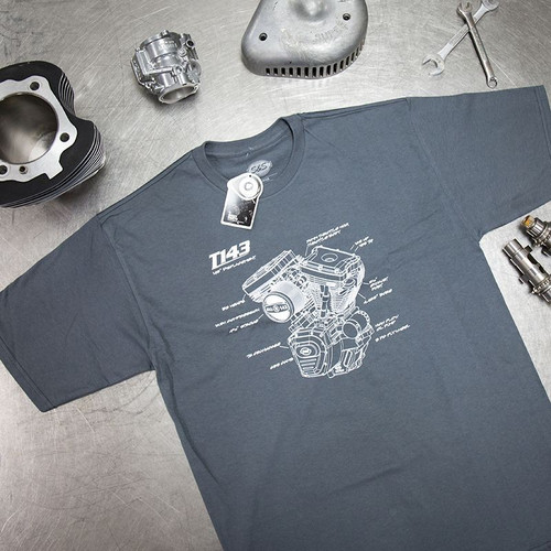 S&S® T-143 Diagram T-Shirt