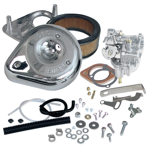 Super G Carburetor Kit for 1966-'78 Big Twin Models, Standard Tanks