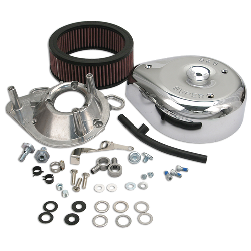 S&S® Teardrop Air Cleaner Kit For S&S® Super E & G Carburetors For 1999-'06 HD® Big Twins