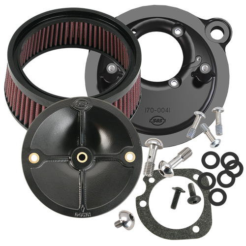 Stealth Air Cleaner Kit Without Cover for 1991-2006 HD® XL Sportster® Models With Stock CV Carb