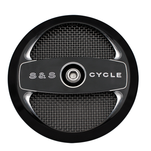 Air 1 Air Cleaner Cover in Gloss Black with Machined Highlights for all Stealth Applications