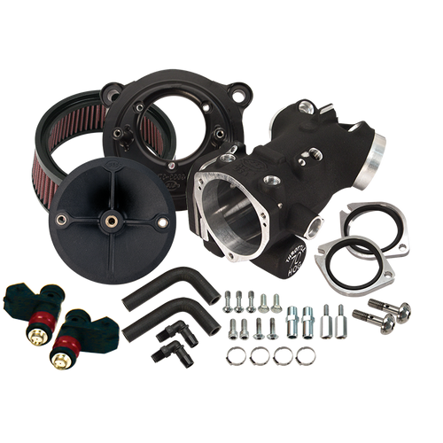 Induction Kit For S&S® T143 Engines for 2008-'16 HD® Touring Models With Electronic Thottle Control EFI.