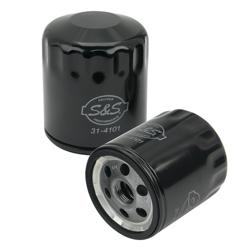 Black Oil Filter for HD® Sportster®, HD® Evolution®, and Shovelhead Models