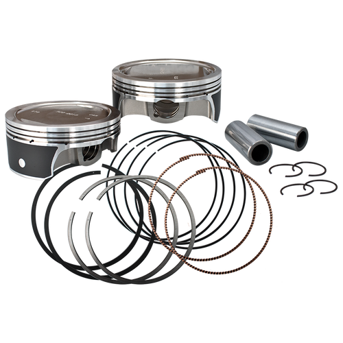 S&S® 4 1/8" Bore Forged Piston Kit For 1984-'16 Hot Set Up Kit®, 920-0047